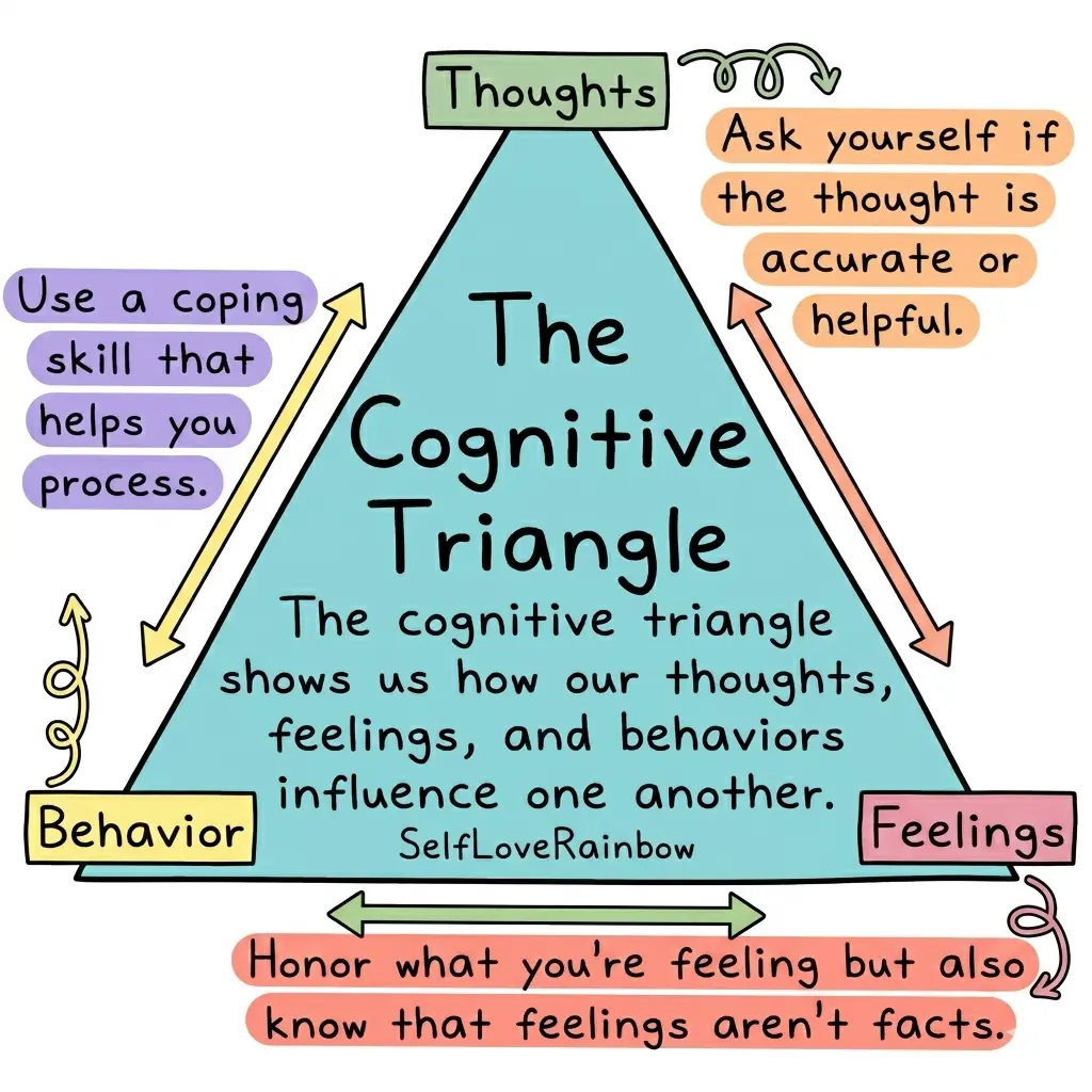 CBT Triangle used at Compassion Teens